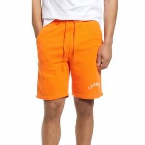 NEW CARROTS colegiate sweat shorts in orange
